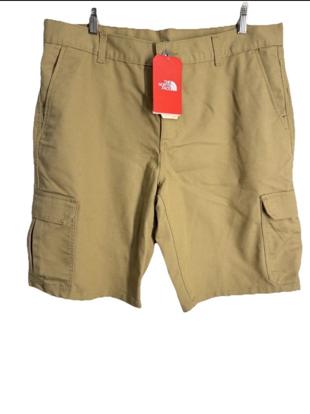 The North Face Shorts Mens Size 38 Hiking Daytrip Cargo Shorts Kelp Tan Cotton